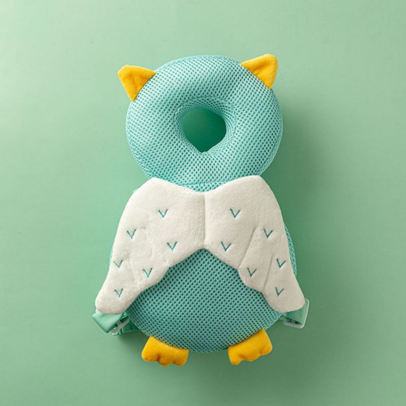 coussin anti chute vert blanc