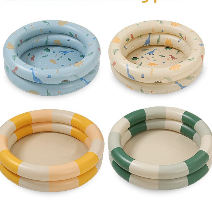 piscine quatre couleurs