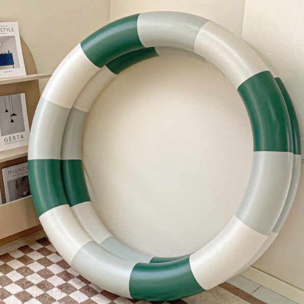 piscine vert blanc