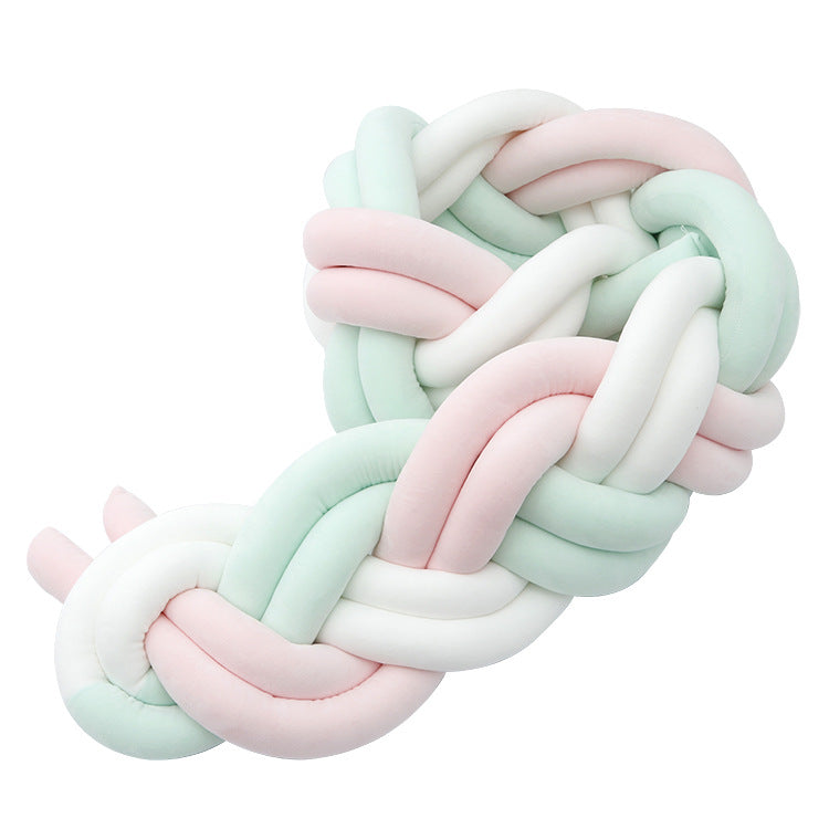 tresse de lit bébé rose