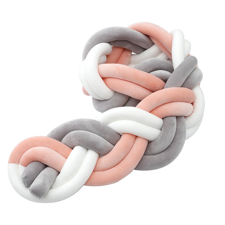 Tresse de lit bébé trois couleurs