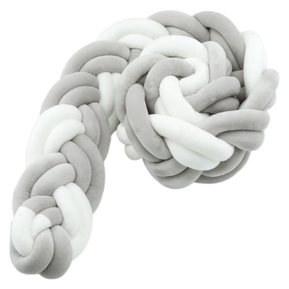 Tresse de lit bébé grise