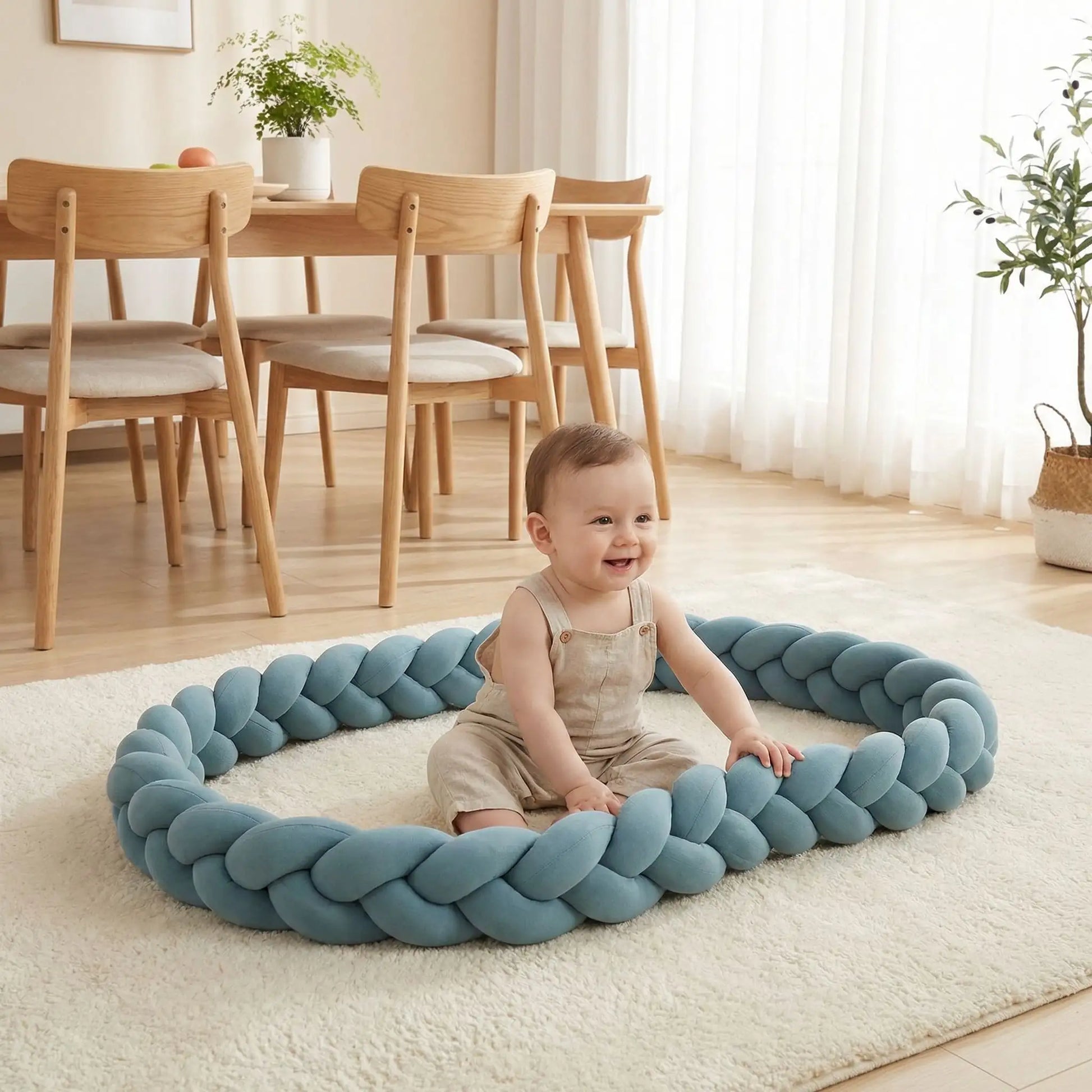tresse-de-lit-avec-bebe