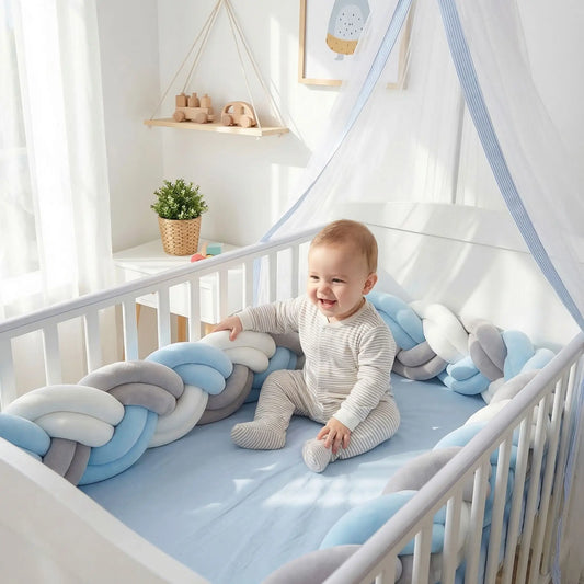 Tresse de lit bébé torsadé