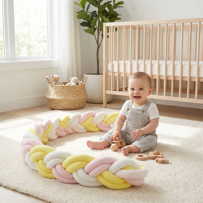 Tresse-de-lit-rose-jaune-et-blanc