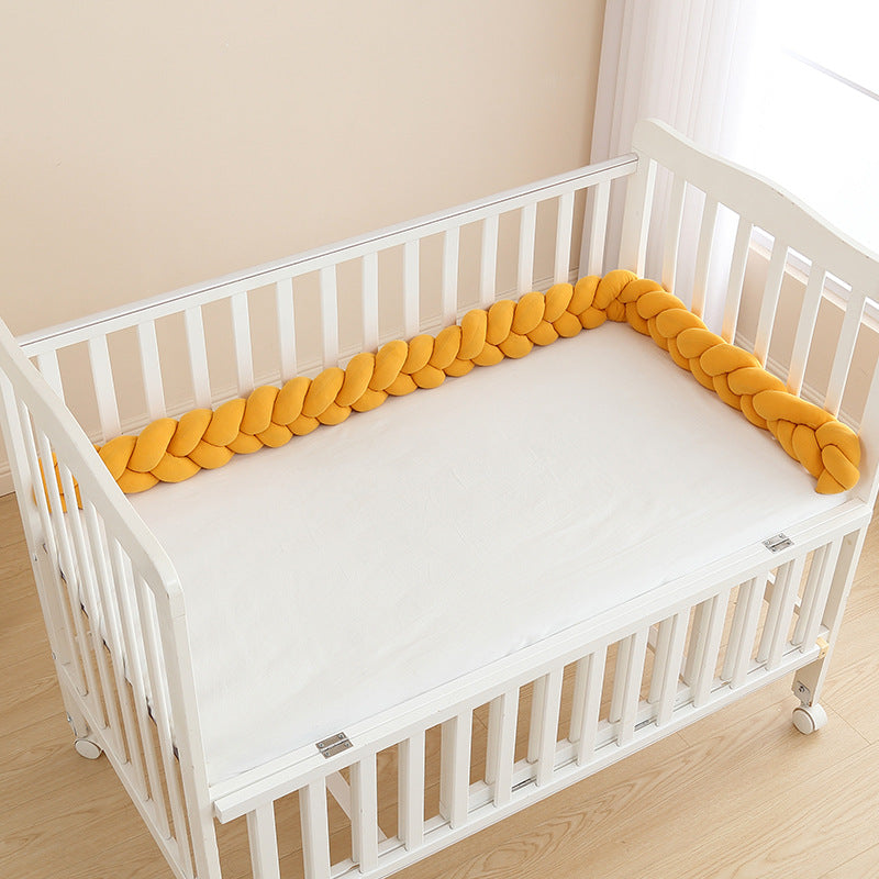 tresse de lit en jaune