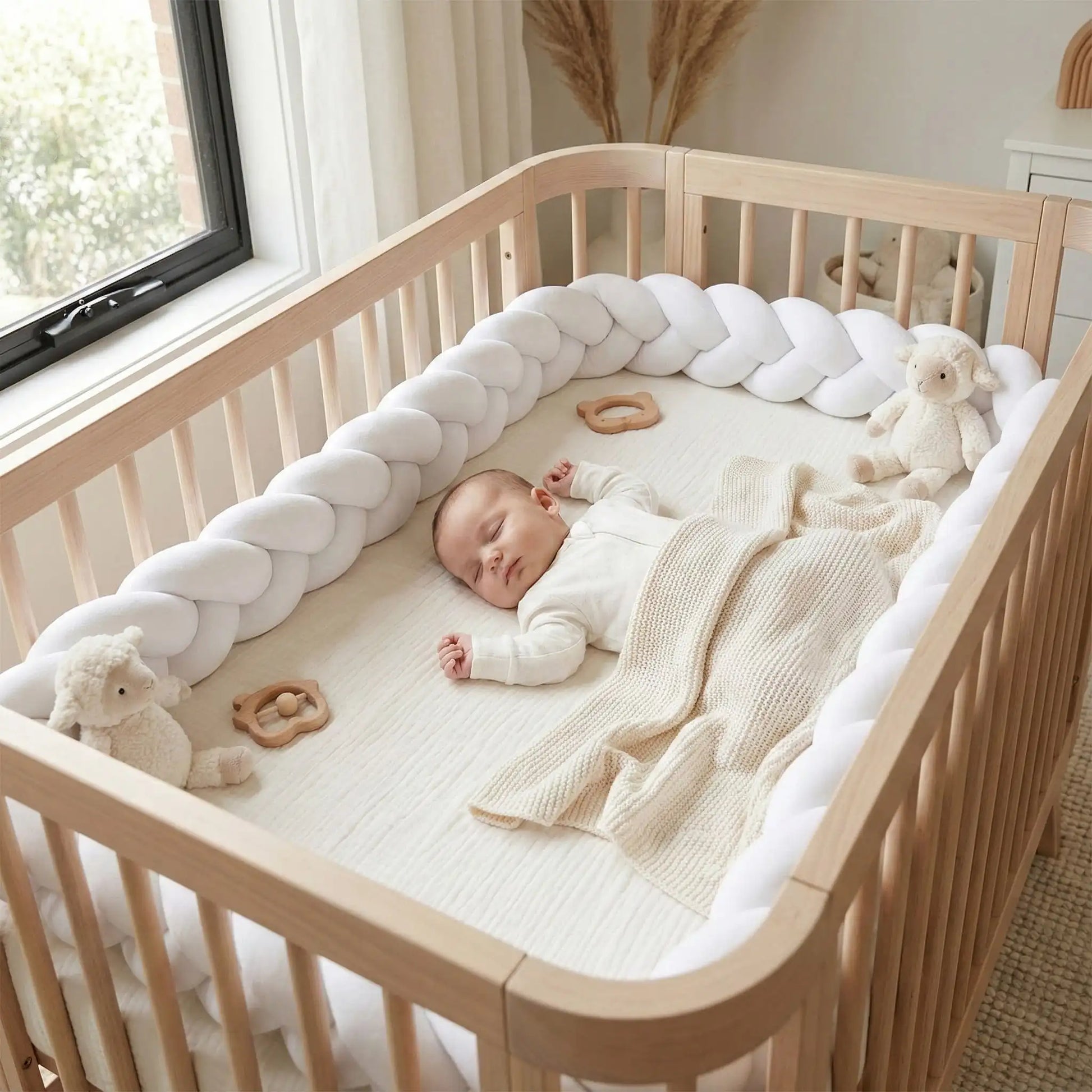 tresse de lit avec bebe