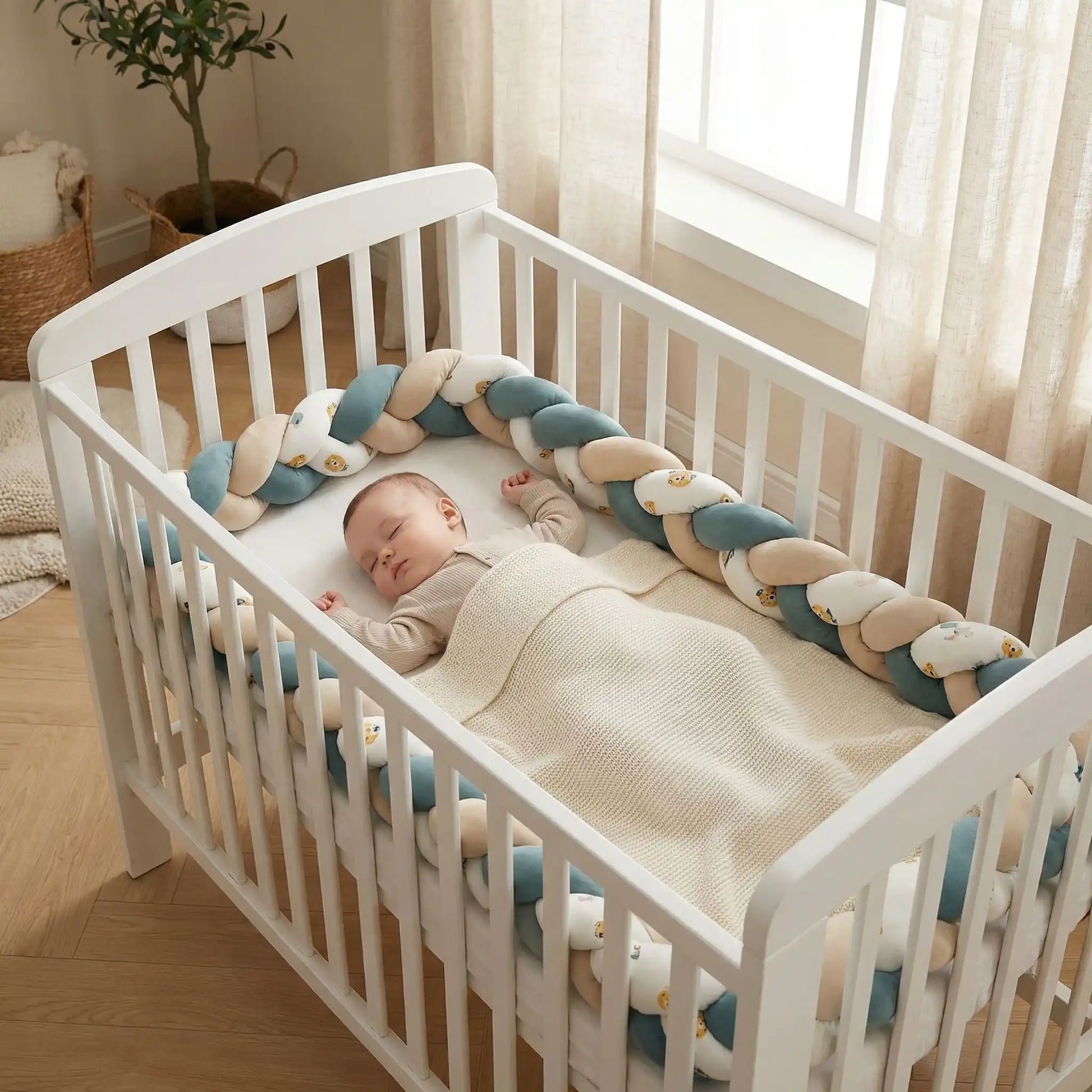 tresse-de-lit-avec-bebe