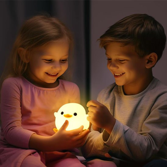 Veilleuse bébé avec enfants