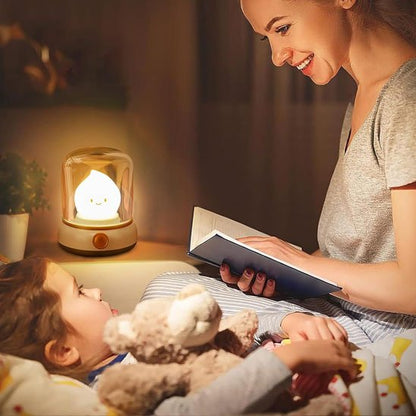 Veilleuse bébé avec maman