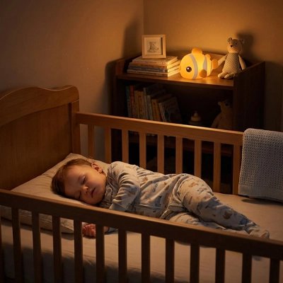 Veilleuse bébé qui dort