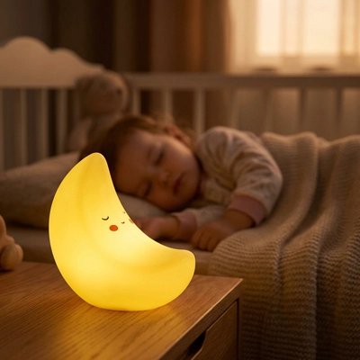 Veilleuse bébé qui dort