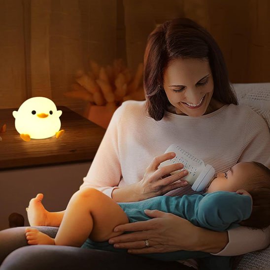 Veilleuse bébé qui dort
