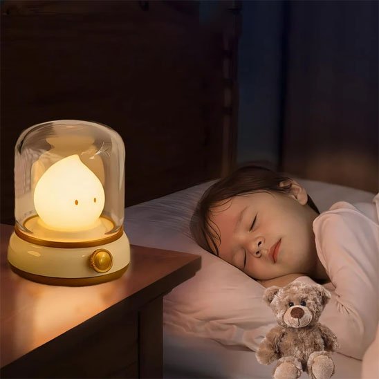 Veilleuse bébé qui fait dodo