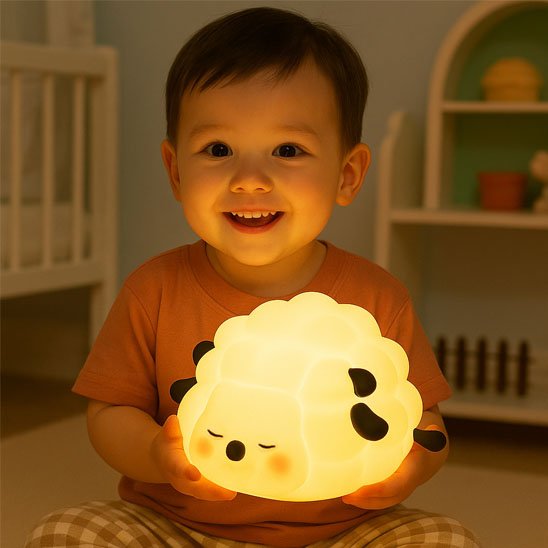 Veilleuse bébé qui joue