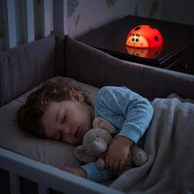 Veilleuse-coccinelle-bébé